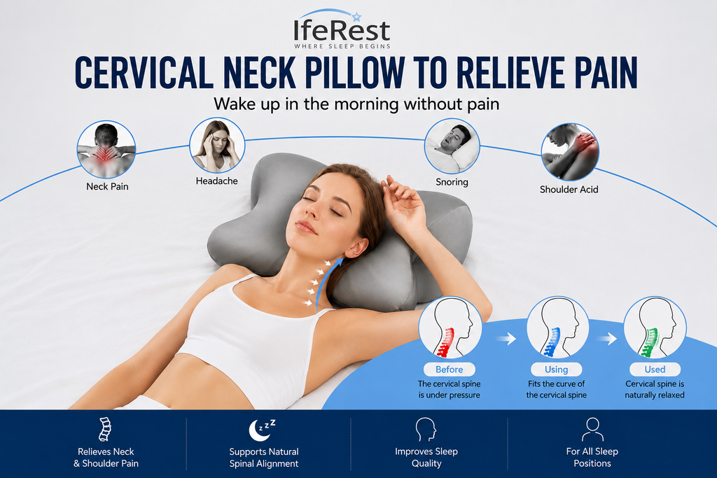 IfeRest™ Premium Cervical Neck Pillow